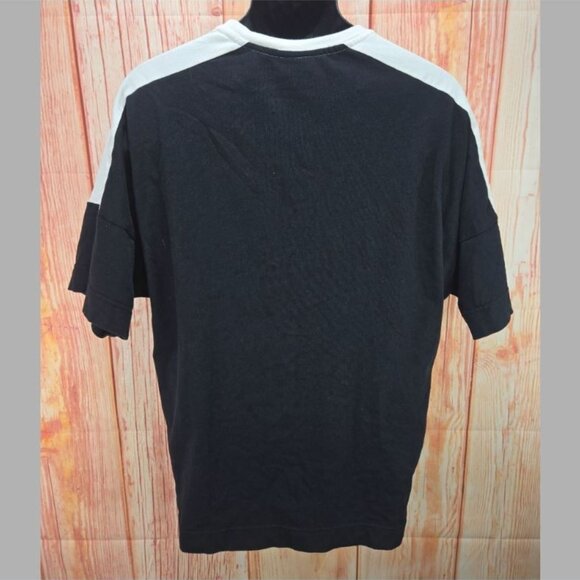 Nike Mens Colorblock T-Shirt Size Medium Gray & Black - Picture 2 of 8